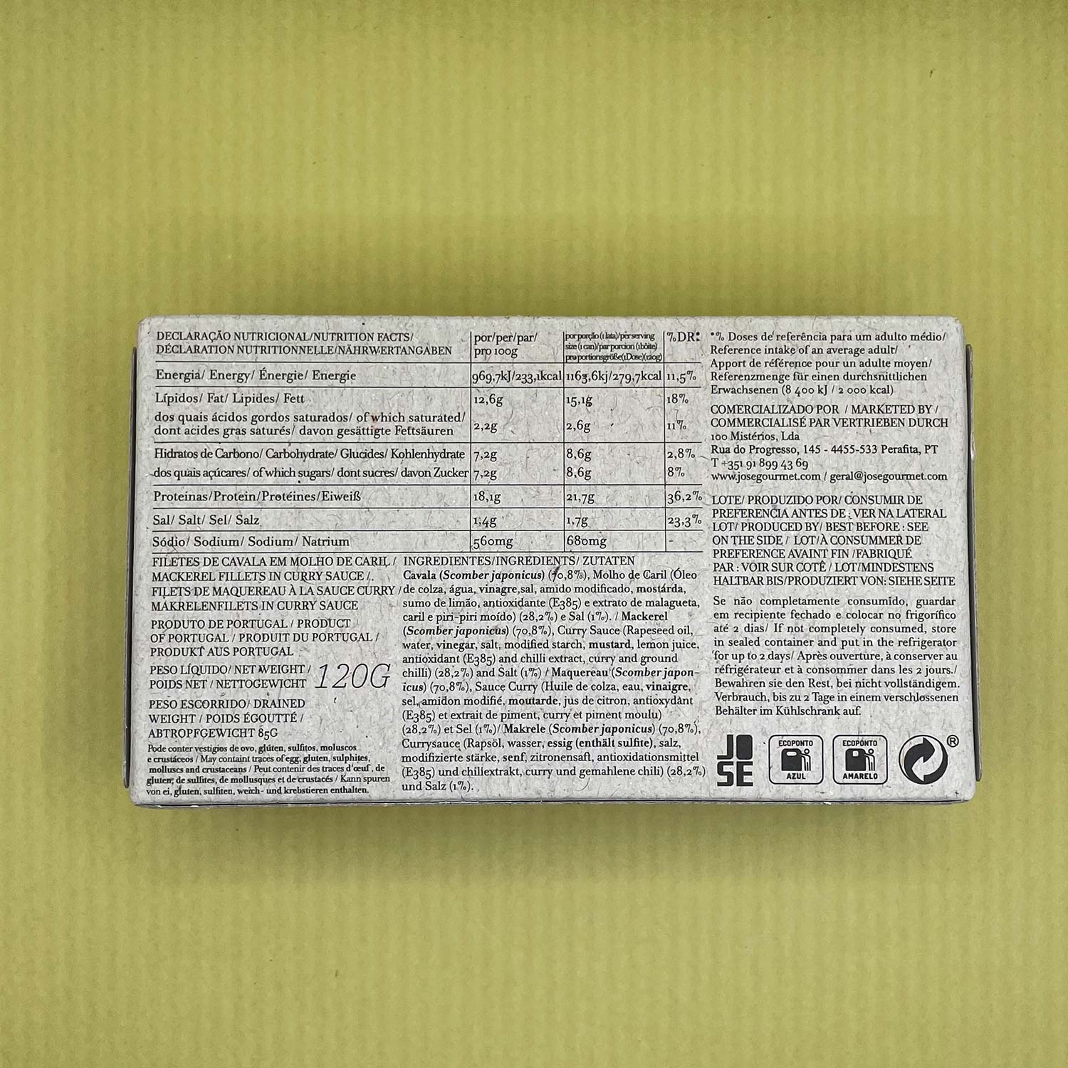 José Gourmet Mackerel Fillets in Curry - Image 6