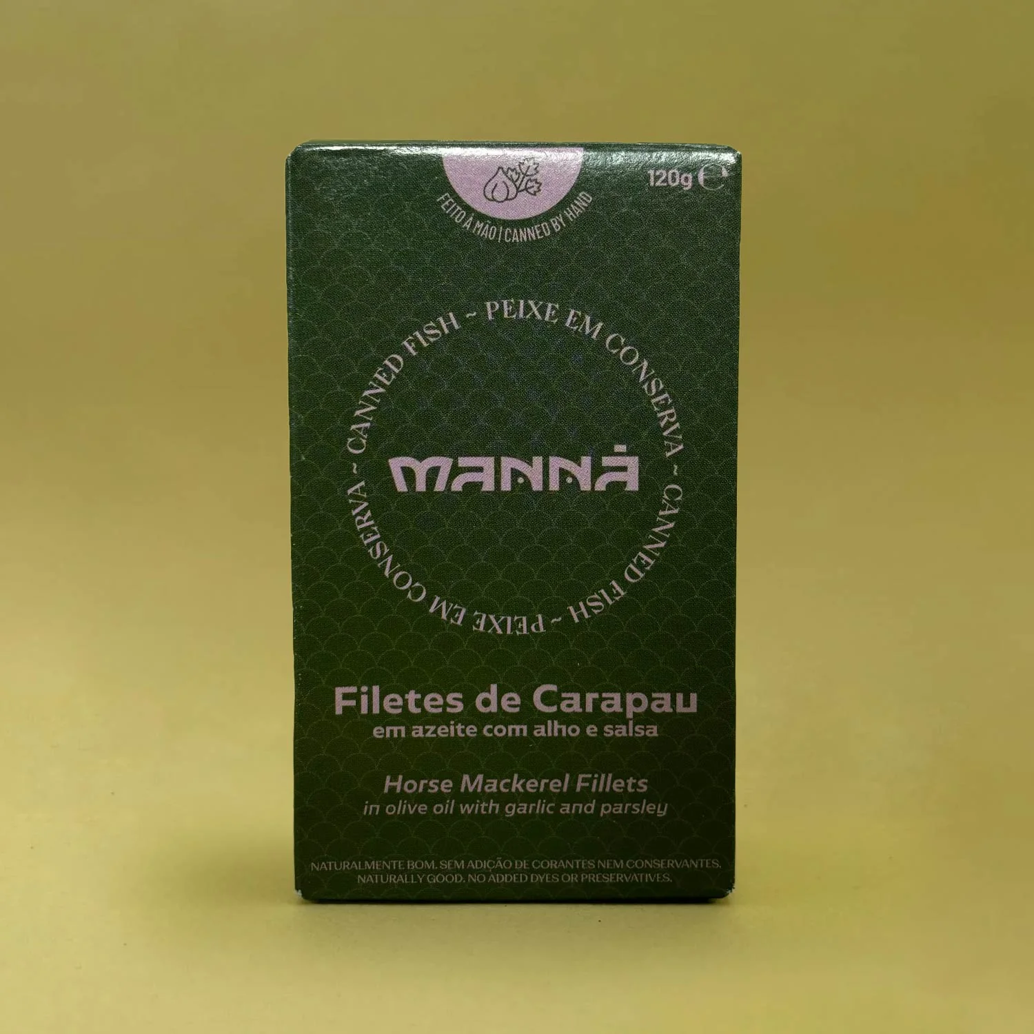 Manná Horse Mackerel Fillets in Olive Oil with Garlic and Parsley