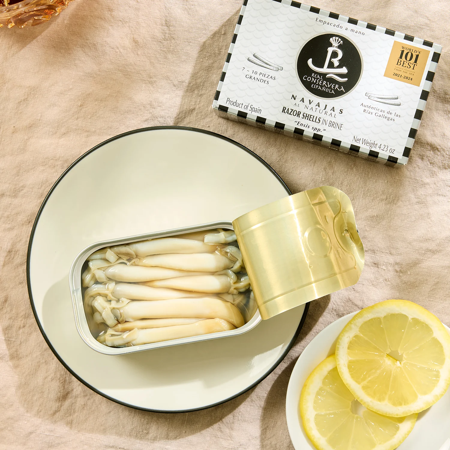 Real Conservera Española Razor Clams in Brine 7/10 pieces - Image 2