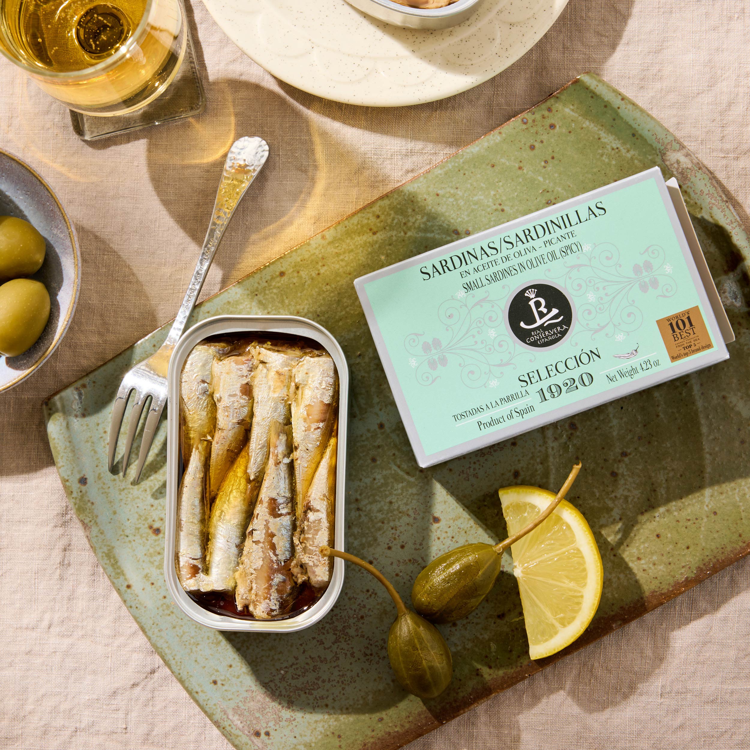 Real Conservera Española Small Sardines in Spicy Olive Oil - Selección 1920 - Image 2