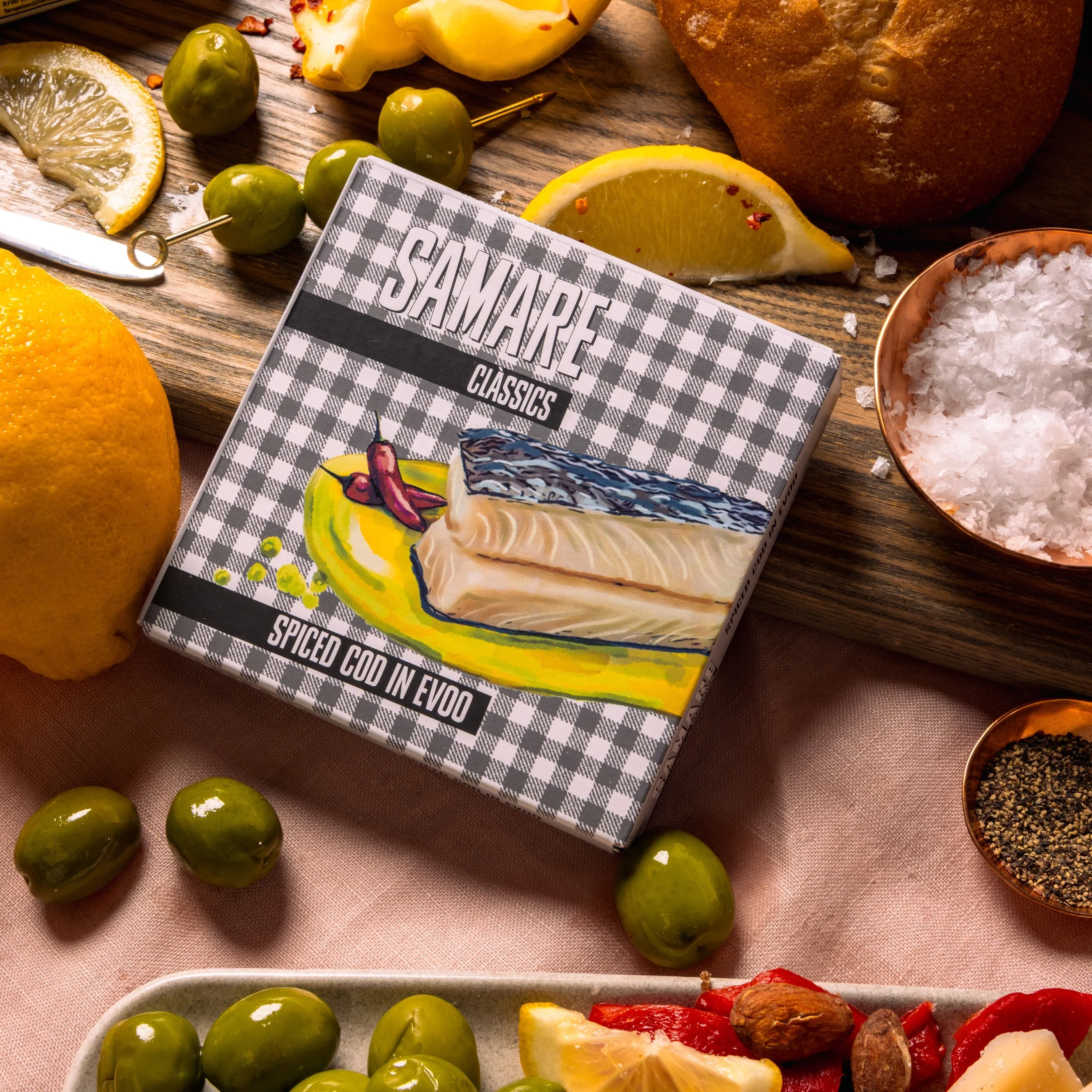 Samare Spiced Codfish in EVOO